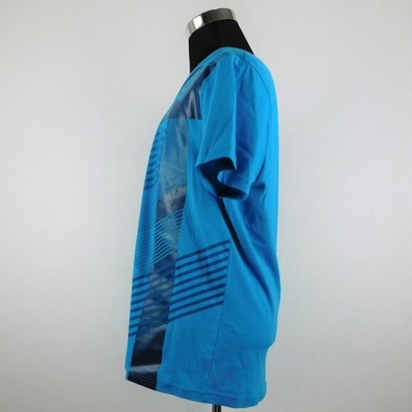 Guess Blue Logo 1981 Cotton Short Sleeve Tee Mens Large Shirt - Picture 3 of 6